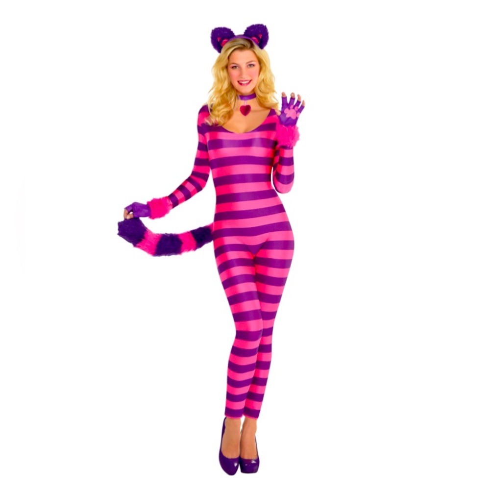 Plus Size Cheshire Cat Halloween Costume size XL